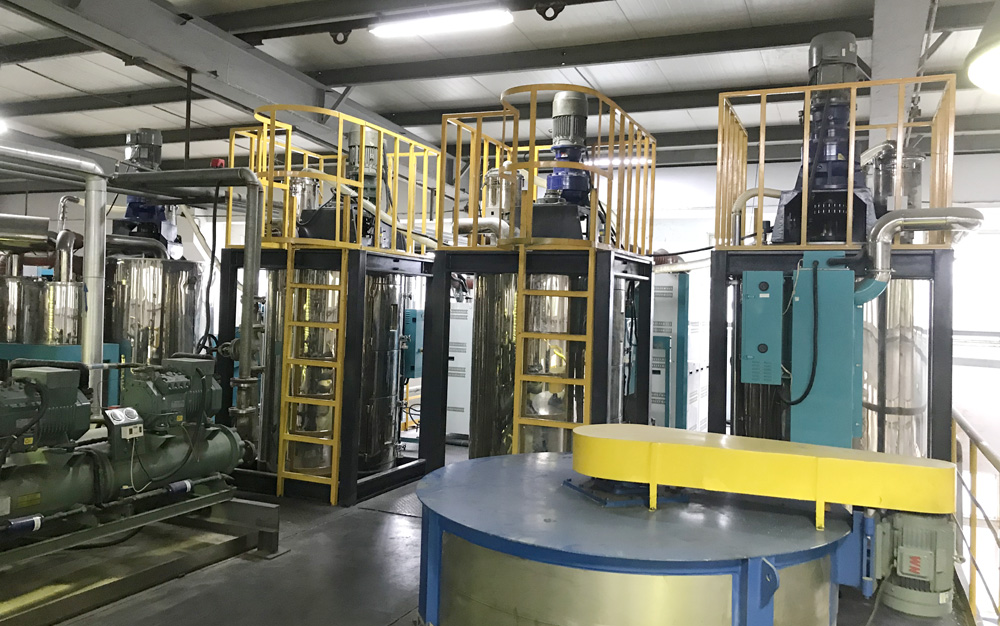 Zhejiang TPU reaction material dehumidification dryer phase I and II