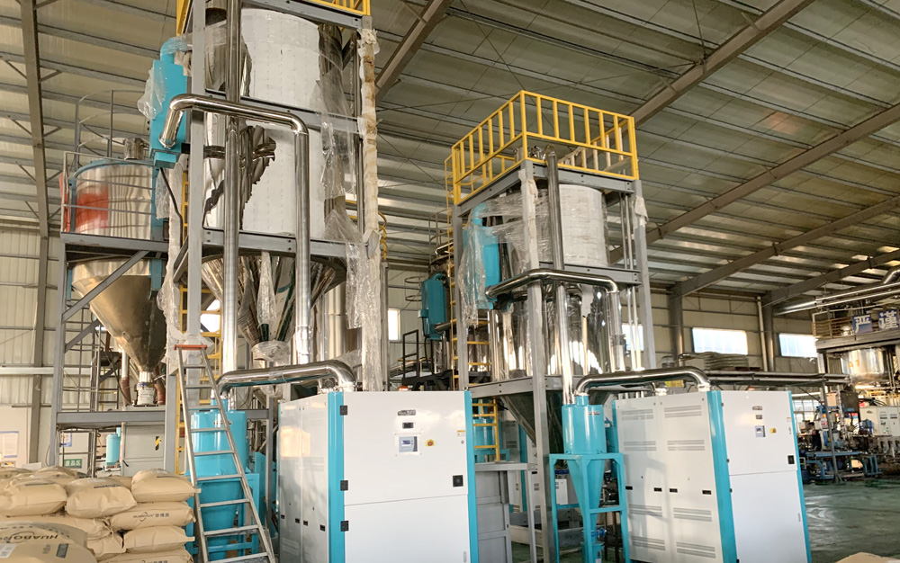 Guangdong Foshan TPU reaction material dehumidification dryer phase I, II and III